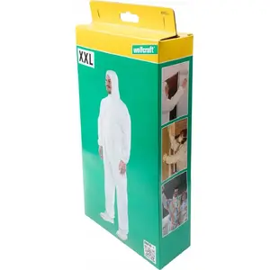Disposable Coverall Wolfcraft XXL — single-use protective suit, size XXL