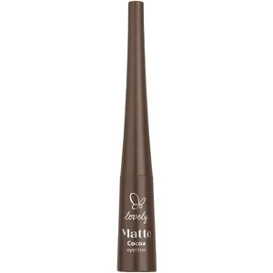 Eyeliner pencil Lovely Matte Cocoa 4 g — brown matte eyeliner