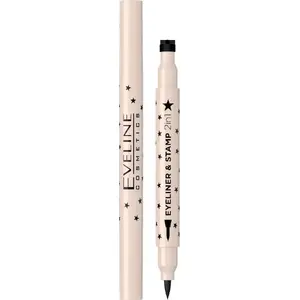 Eyeliner & Stamp 2in1 with Star Stamp, Eveline, shade 02