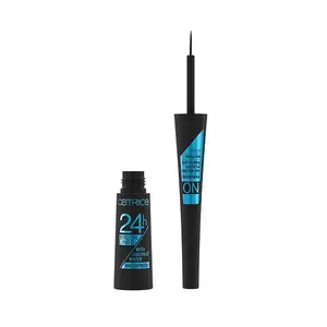 Šķidrā otas acu aizkrāsa Catrice 24H Brush 3 ml — Ultra Black, ūdensizturīga