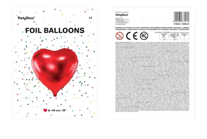 Toy balloon PartyDeco FB9M-007 Photo 5