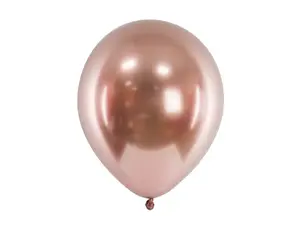 Игрушечный шар PartyDeco CHB1-019R-10 — латекс, розовое золото, Ø 30 см, упаковка 10 шт.