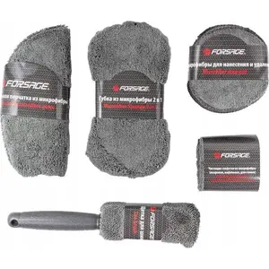 Car wash accessory set Forsage F-JB9CCS — 9-piece microfiber cleaning kit