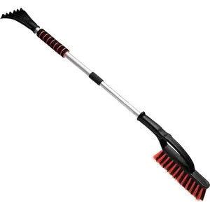 Telescopic brush-scraper Amio Nice Touch NT 87–115 cm — telescopic handle for car snow and ice removal