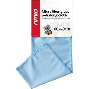 Microfiber Glass Polishing Cloth Amio 40×60 cm Cwash-06 for streak-free window and glass cleaning