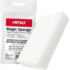 Amio Melamine Magic Sponge MS-01 for Hard Surfaces — Multi-purpose Cleaning Pad
