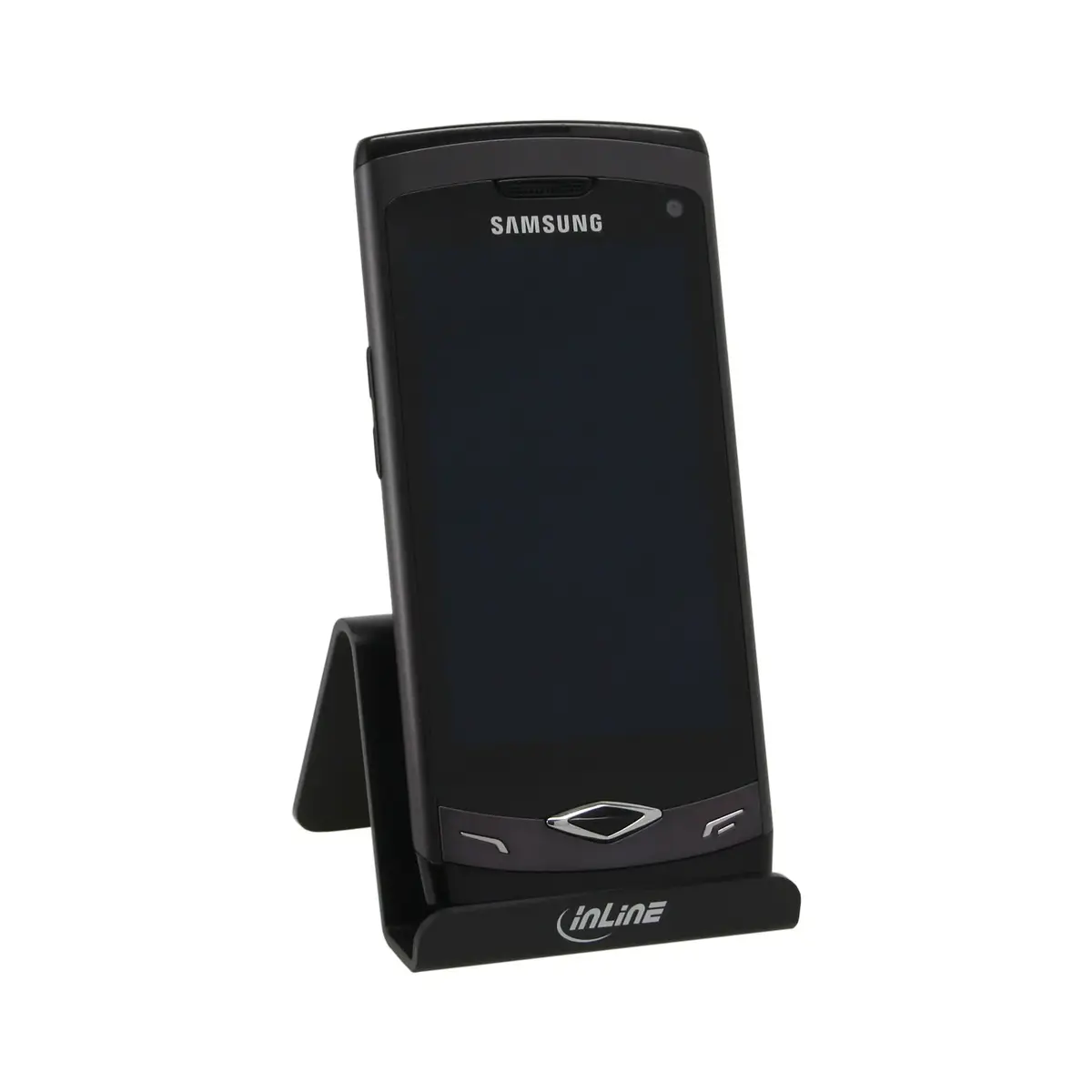 InLine Smartphone and Mobile Phone Stand — Passive, Black Photo 3