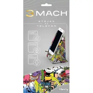 Phone Stand HENRY 3MACH (Graffiti) — compact universal holder for smartphones