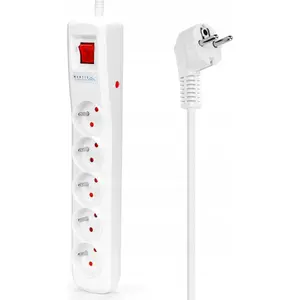Power strip surge protector MONTIS MT145-1,5 — 1.5 m, white
