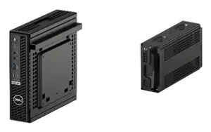 VESA adapter Dell 5RGKY for OptiPlex Micro and Thin clients, black — compatible with OptiPlex 3050/3060/3070/3080/3090