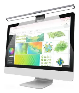 Подсветка для монитора TECHLY I-LAMP-DSK11 — настольная лампа, чёрная, 460×119×50 мм, 250 лм, 3000 К, USB 5 В