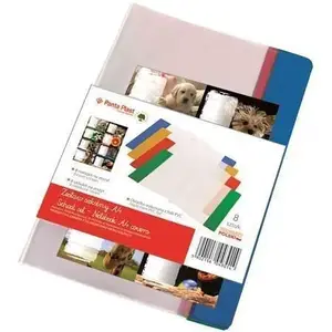 PVC Notebook Covers A4 8 pcs with Stickers, panta plast, model 235676