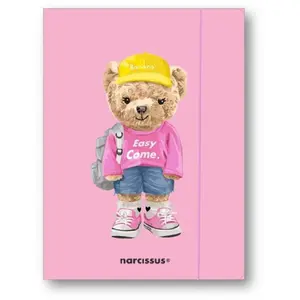 Document folder with elastic closure Cetus-Bis Teczka A4+ Teddies&Miś Urszula