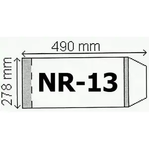 Protective Adjustable A4 Book Cover Narnia model 13 — pack of 50, reusable transparent covers