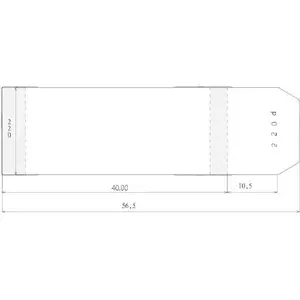 Sztapel adjustable cover 220×580 mm for stacking/protective use, pack of 25