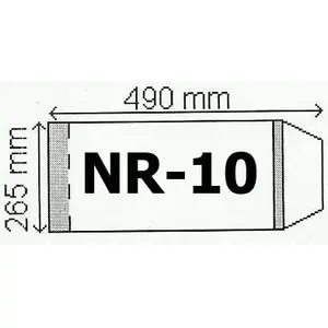 Document cover Narnia adjustable A4 size No.10, pack of 50 (mpn 131651)