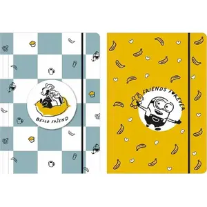 Document folder TEKA Teczka z gumką A4 Minions – A4 size, elastic closure, illustrated cover