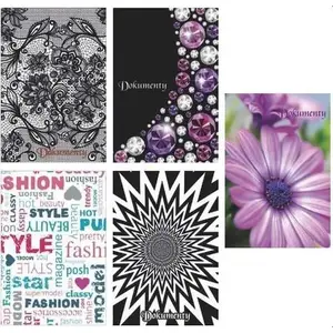 Document Cover Panta Plast large with printed pattern, model 236398