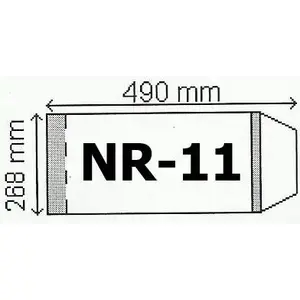 Narnia adjustable A4 document cover / sleeve, model 11, pack of 50