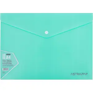 Document folder TEKA Teczka kopertowa A4 pastel with snap closure — mix colors (MPN 630143)