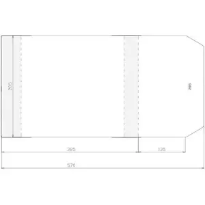 Document cover Sztapel 285 mm, pack of 50 transparent covers