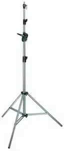 Statīvs Manfrotto 420CSUNS vienkājis, maksimālā slodze 12 kg, augstums 131 cm–3.92 m, svars 5.6 kg, sudraba
