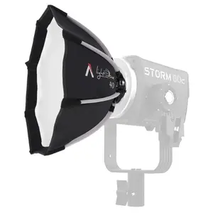 Softbokss (40 cm) Aputure Light Dome 40 — saderīgs ar STORM 80c, diametrs 40 cm, melns