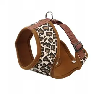 Dog harness barry king BK-18708 leopard pattern XS neck 22 cm chest 29–36 cm