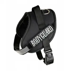 Dog Harness barry king Bodyguard, size S, black, neck/chest 50–60 cm
