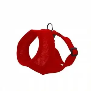Dog Harness Barry King BK-18702, red mesh and polyester, XL — neck 45 cm, chest 64–84 cm