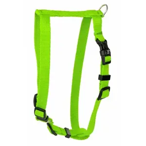 Dog Harness Barry King Classic, lime, size XS-S, 10 mm strap, 30–40 cm chest