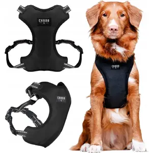 Шлейка для животных Chaba Guard Comfort XS ширина 1,6 см, обхват 32–37 см, чёрная