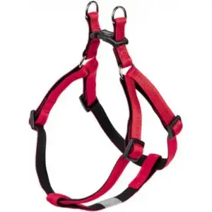 Nobby Dog Harness Soft Grip - Red, 1 cm width