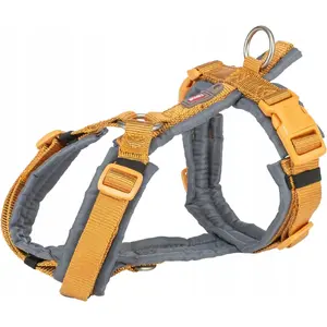 Dog Trekking Harness Trixie Premium L 70–85 cm, 25 mm, curry/graphite