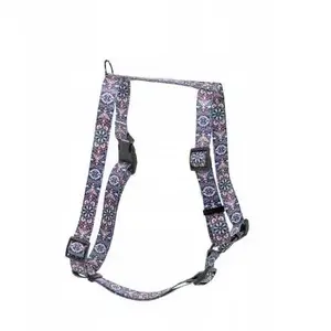 Dog harness strap Barry King Etno Mandala, 25 mm width, adjustable 60–100 cm