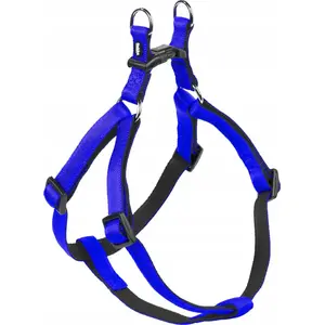 Pet harness Nobby Soft Grip harness L-XL blue 25 mm width, 60–86 cm adjustable