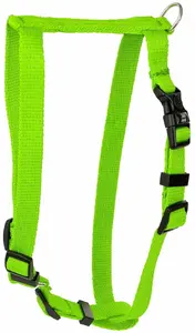 Dog Harness Hunter Classic, lime, size S-M, 16 mm strap width, 40–65 cm chest circumference