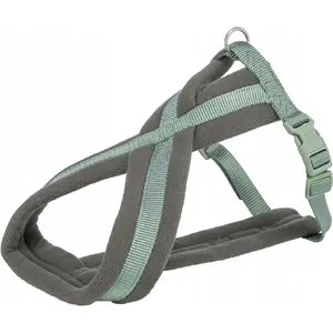 Dog Harness Trixie Premium Touring, sage, size M 45–80 cm neck/chest, 25 mm straps