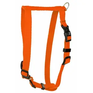 Dog harness Barry King Classic, orange, size XS-S, 10 mm strap width, 30–40 cm chest
