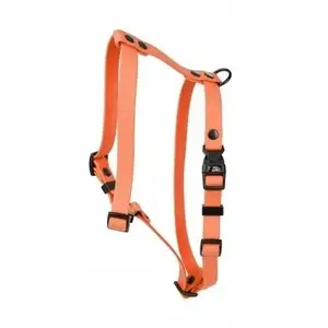 Dog Harness barry king BK-20040, durable rubber, orange, 16 mm strap, 30–60 cm adjustable