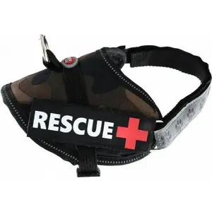 Шлея для собак aqua nova Rescue прочная PETNOVA XS 30–40 см камуфляж