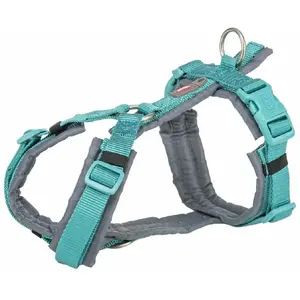 Dog Harness Trixie Premium Trekking, size XS/S, graphite and light blue, model M0607045