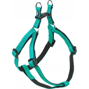 Pet harness Nobby Soft Grip harness XS 10 mm width, adjustable 30–40 cm, turquoise