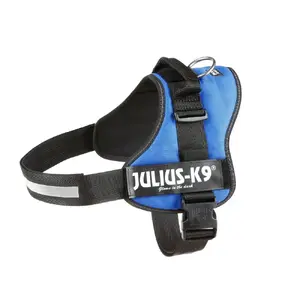Жилет-упряжь Trixie Julius-K9 Powerharness XXL синий полиэстер, обхват груди 82–115 см