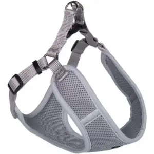 Dog harness Nobby Mesh Reflect, size L (neck/chest 58–69 cm), grey