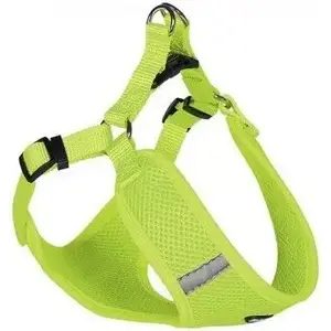 Dog harness Nobby Mesh Reflect neon green size XS (neck/chest 33–41 cm)