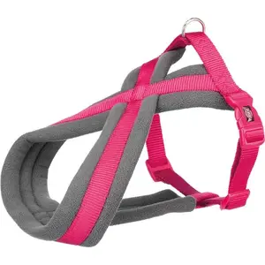 Harness Trixie Premium Touring size M 45–70 cm width 25 mm fuchsia