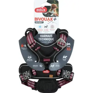 Dog Harness ZOLUX BIVOUAK XS, size XS, red