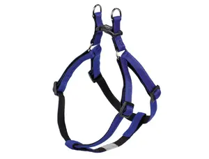 No-pull dog harness Nobby Soft Grip M-L, nylon, chest 50–72 cm, strap 2 cm, blue