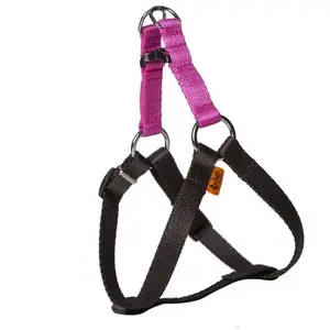 Dog Harness DINGO FRED from ENERGY webbing, pink, size 85